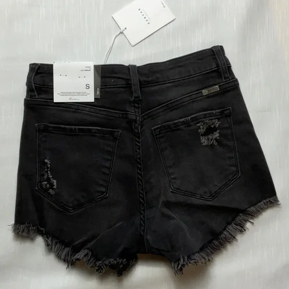 KanCan faded black high rise cutoff - Picture 5 of 9